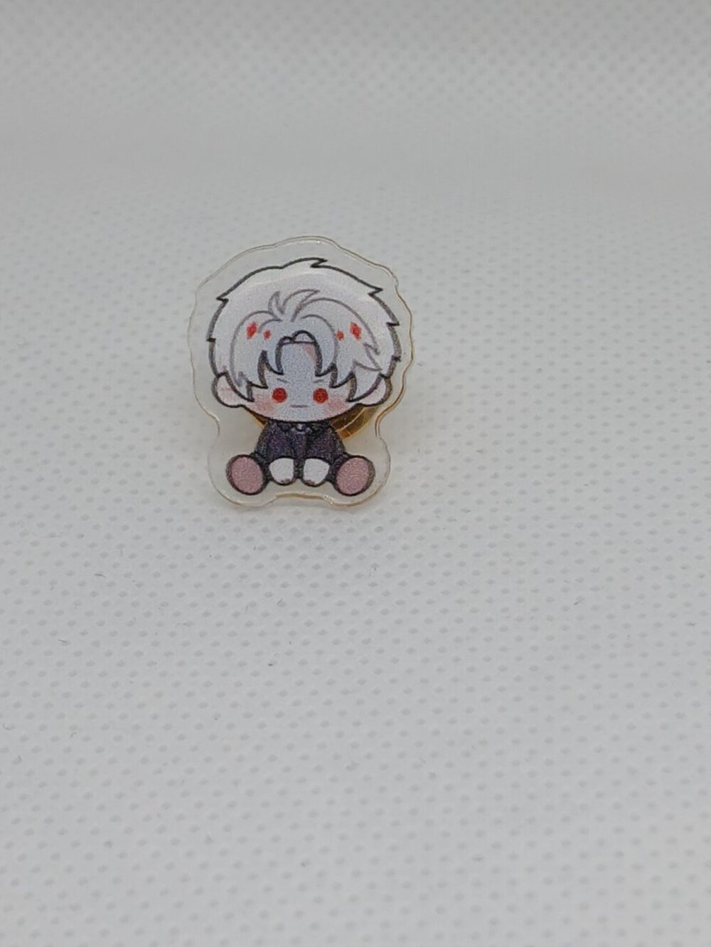 NWOT SYLAS LOVE AND DEEPSPACE PIN BROOCH KAWAII MOBILE GAME CHARACTER P11